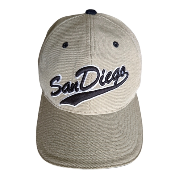 San Diego Tan Adjustable Baseball Cap OS - Picture 1 of 8